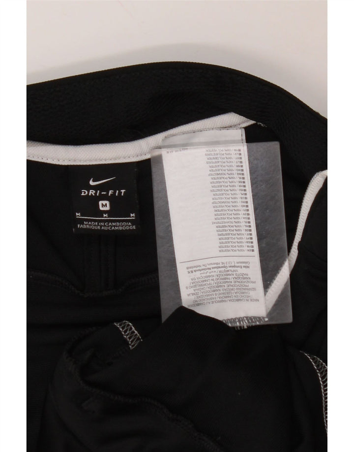 Męska bluza dresowa NIKE, poliester w kolorze średniej czerni, z blokami kolorów