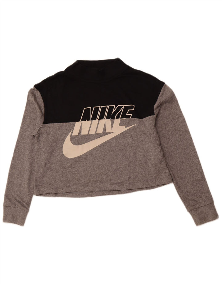 Bluza dziewczęca NIKE Crop Standard Fit 13-14 lat XL, szara