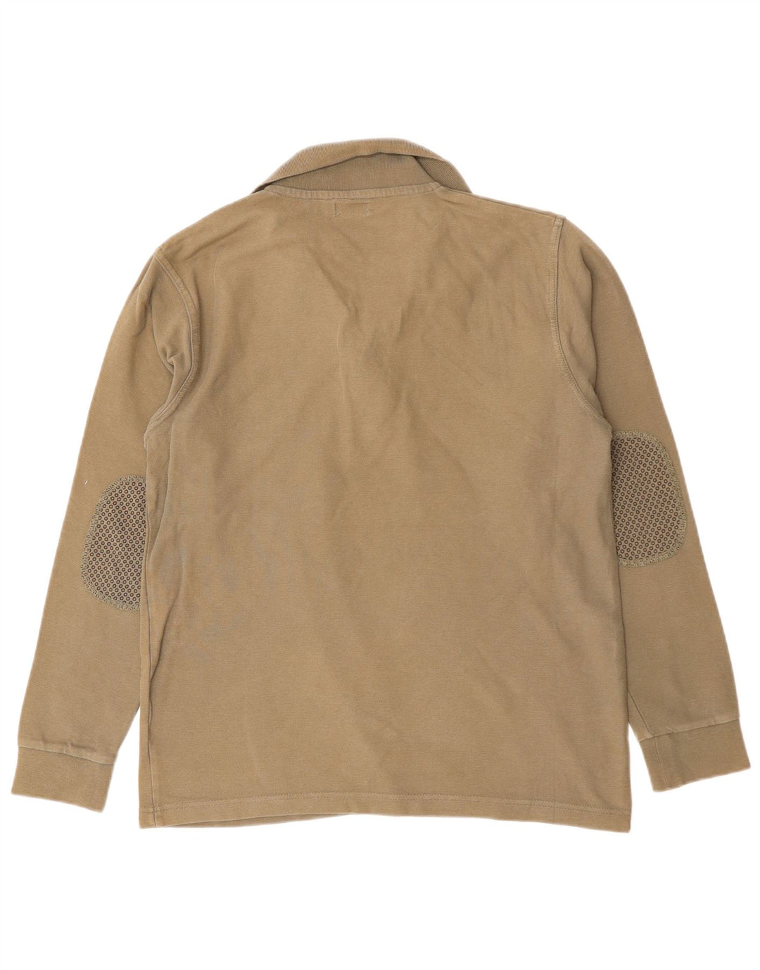 Męska koszulka polo z długim rękawem AVIREX, średnia bawełna khaki