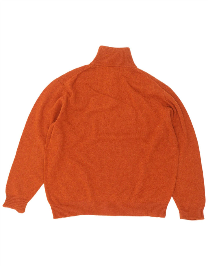 Męski sweter Kappa z zamkiem błyskawicznym XL, pomarańczowy