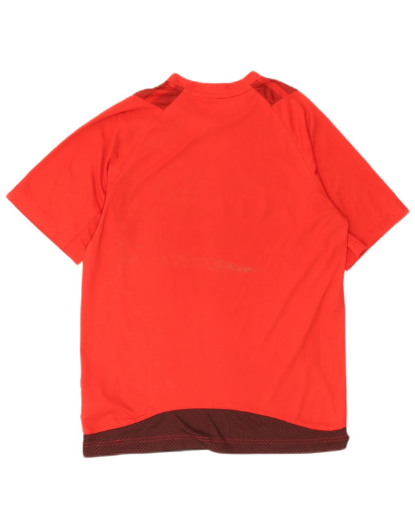Chłopięcy T-shirt z grafiką Nike Air Max 13-14 lat XL, czerwony, blok kolorów