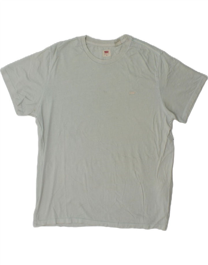 LEVI'S Mens T-Shirt Top XL Blue Cotton Vintage Levi's and Second-Hand Levi's from Messina Hembry 