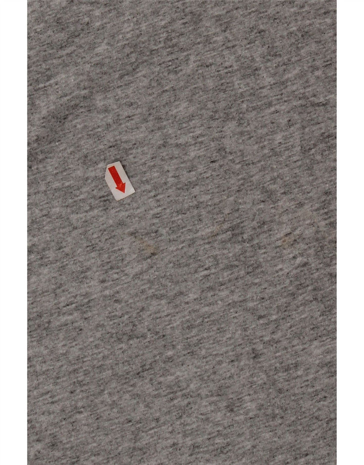 Męski T-shirt VANS o klasycznym kroju, średnioszary, bawełniany w cętki