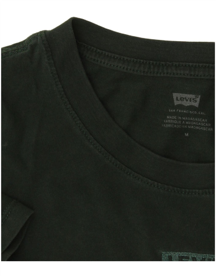 Damski T-shirt Levi's Crop Top UK 14 Średni Zielony