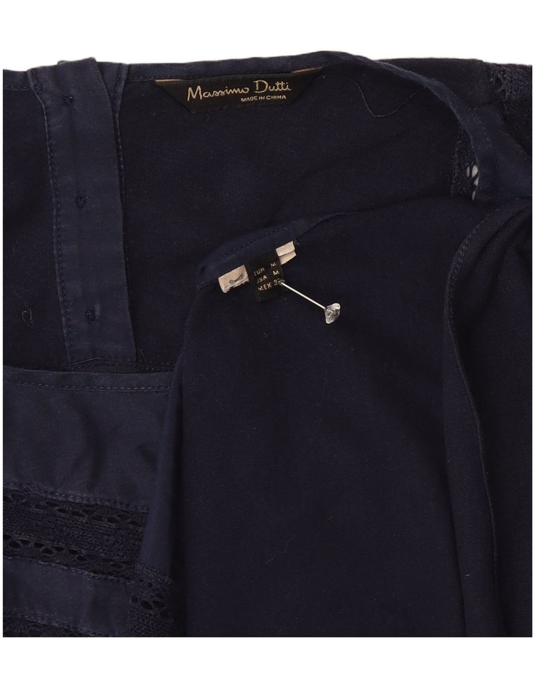 Kamizelka damska Massimo Dutti Top UK 12 Średni granat