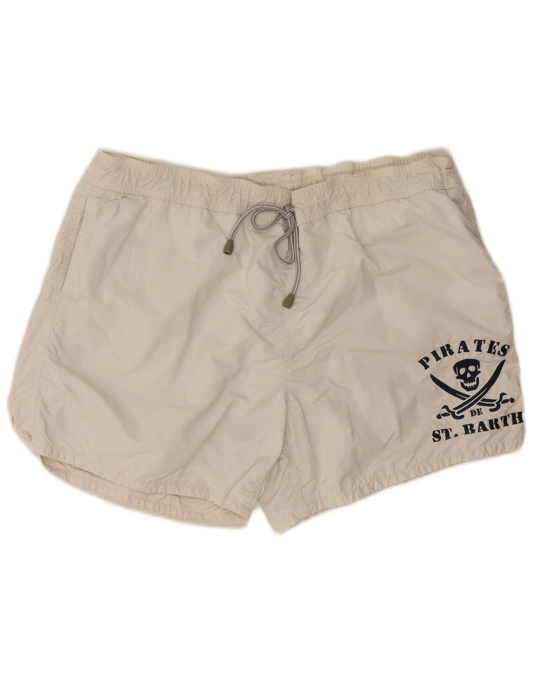 Męskie spodenki kąpielowe Saint Barth Graphic 2XL Biały poliamid