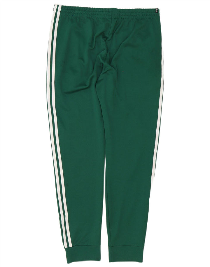 Męskie spodnie dresowe Adidas, duże, zielone, poliestrowe