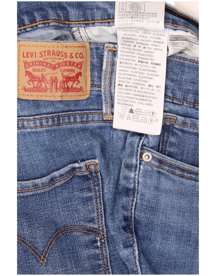 Damskie dżinsy Levi's 315 Shaping Bootcut W28 L32 Niebieska bawełna