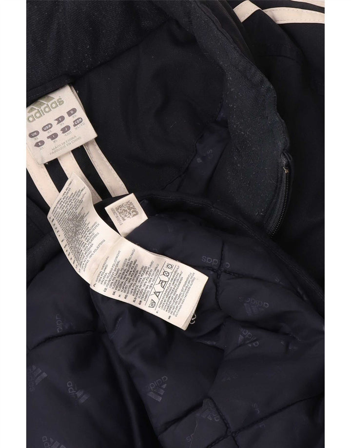 Męska ocieplana kurtka Adidas UK 42 XL granatowa, poliestrowa