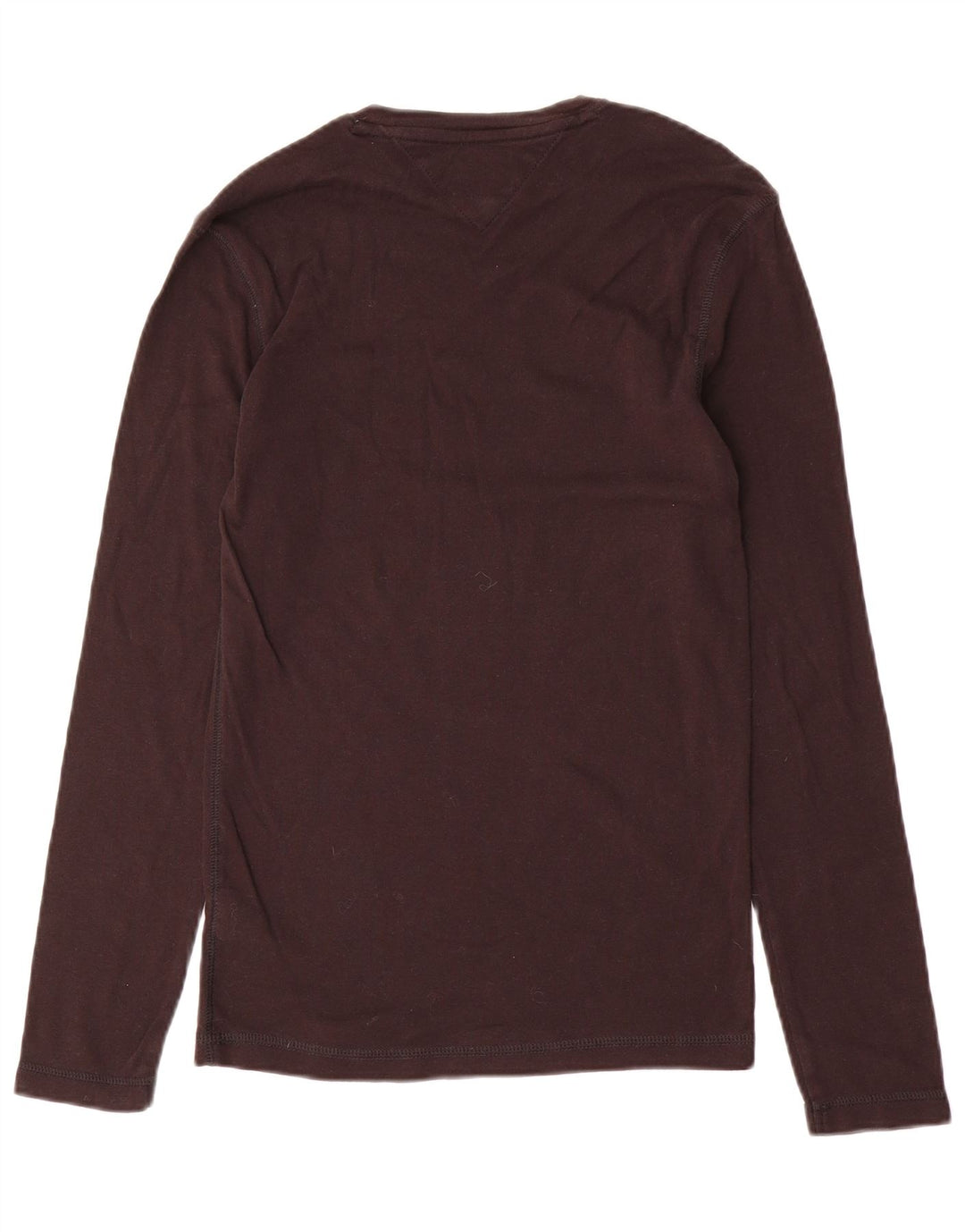 Damski top z długim rękawem Tommy Hilfiger UK 12, średniobrązowy, bawełniany