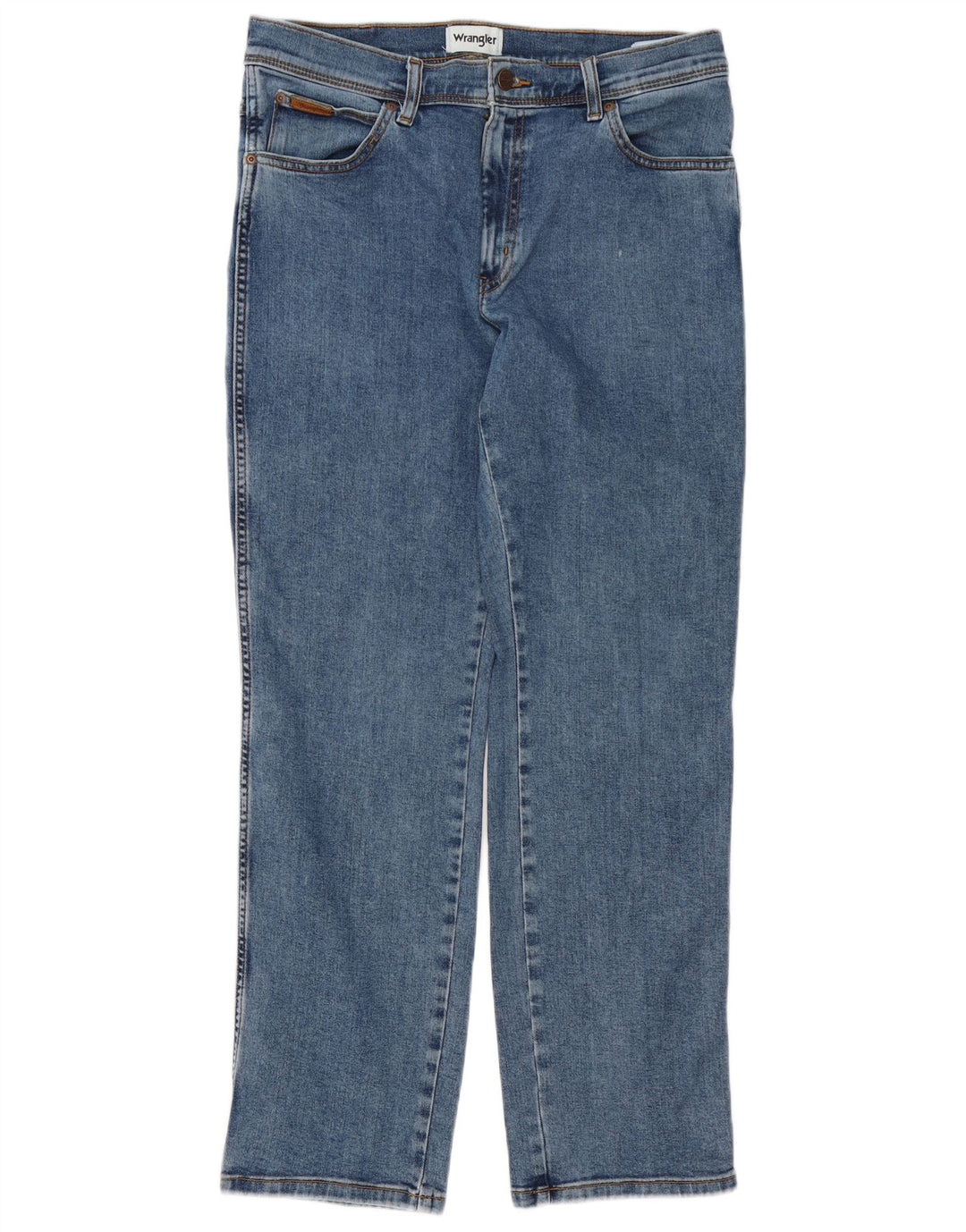Męskie jeansy Wrangler Texas Straight W34 L32 Niebieskie, bawełniane
