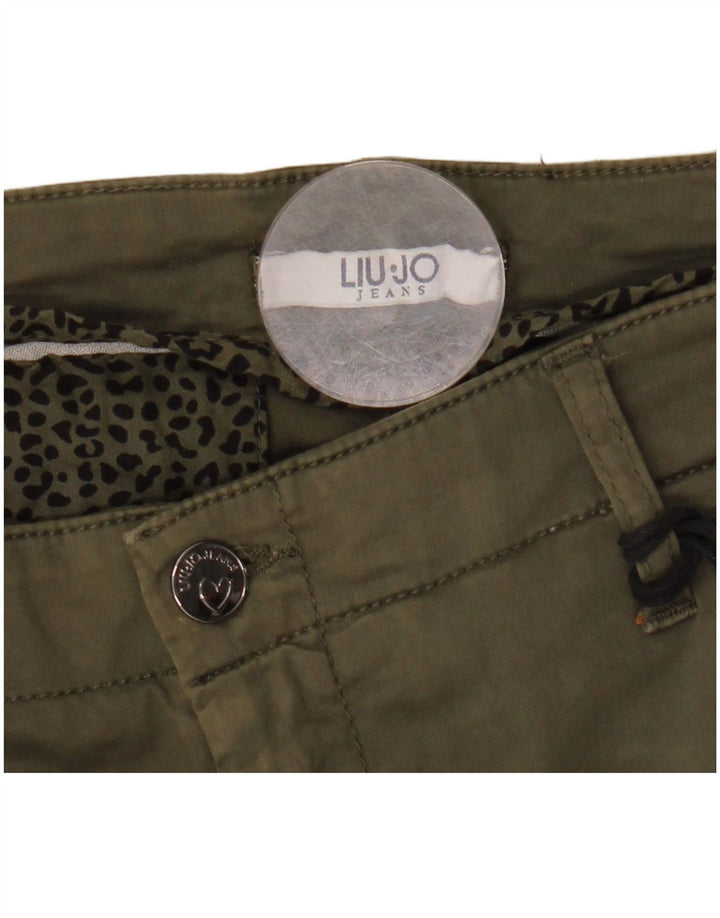 Damskie spodnie Skinny Cargo LIU JO W32 L29 Khaki