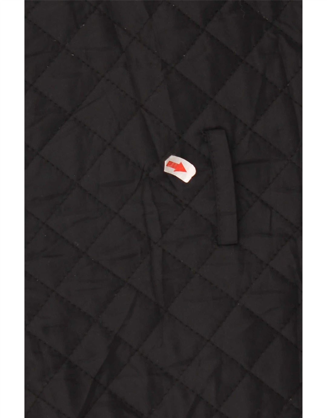 Damski pikowany płaszcz wiatrówka Hobbs UK 10, mały, czarny nylon