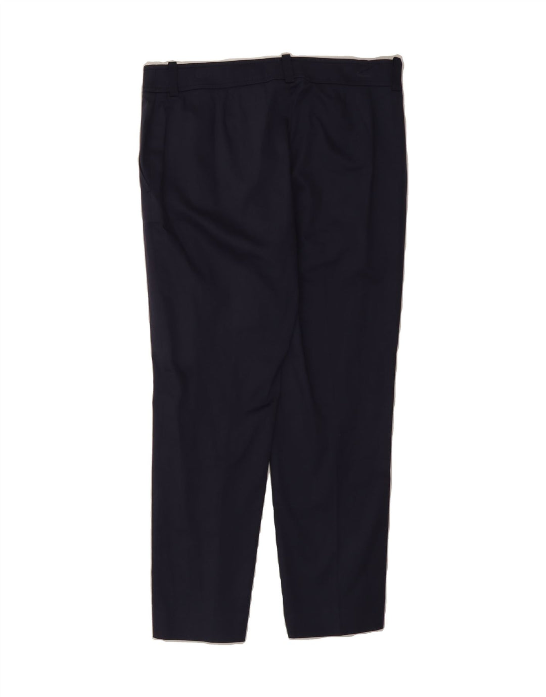 LUISA SPAGNOLI Womens Cropped Trousers IT 42 Medium W30 L24 Navy Blue Vintage Luisa Spagnoli and Second-Hand Luisa Spagnoli from Messina Hembry 
