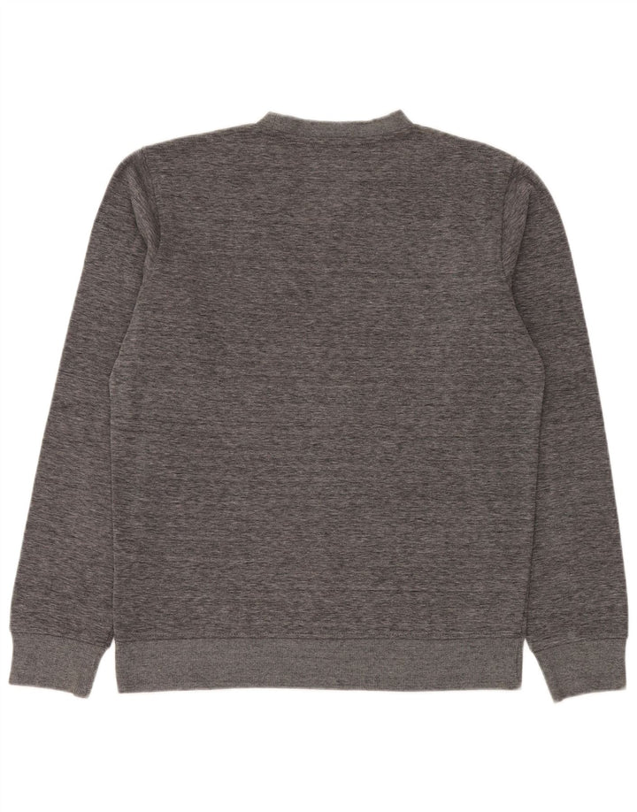 Męska bluza dresowa Quiksilver o regularnym kroju, średnioszary, nakrapiany poliester