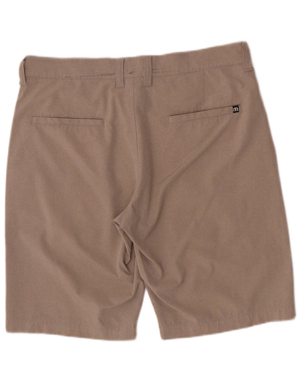 Męskie spodenki chino o regularnym kroju Travis Mathew W32, średni beżowy poliester