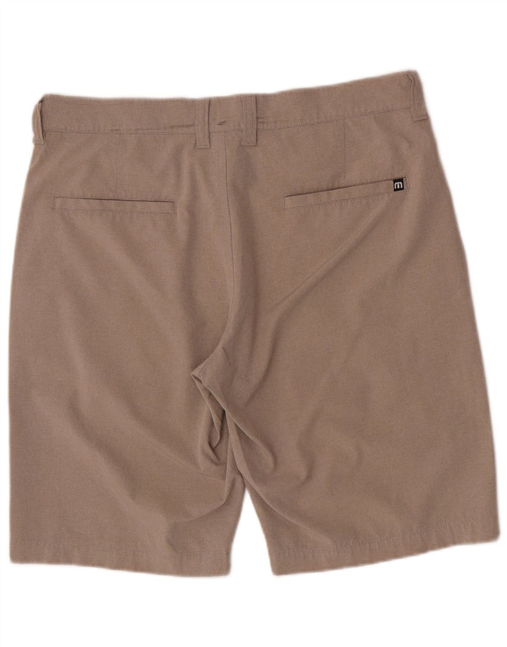 Męskie spodenki chino o regularnym kroju Travis Mathew W32, średni beżowy poliester