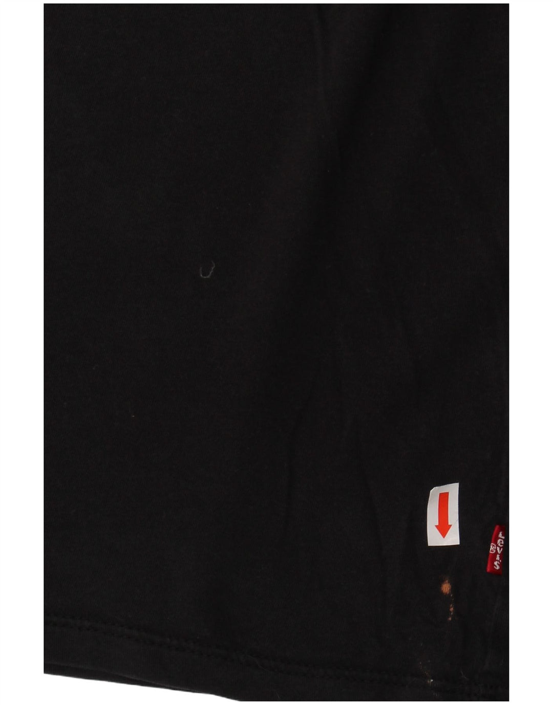 Damska koszulka z grafiką LEVI'S Top UK 16, duża, czarna bawełna