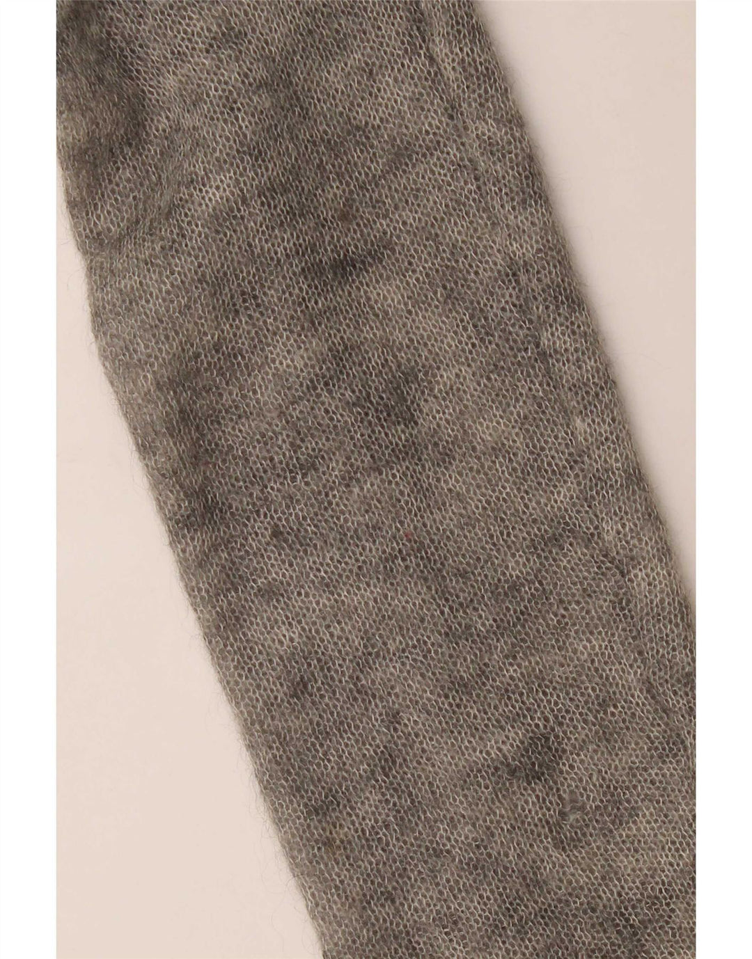 Sweter damski w stylu vintage, UK 16, duży, szary, nakrapiany elastan