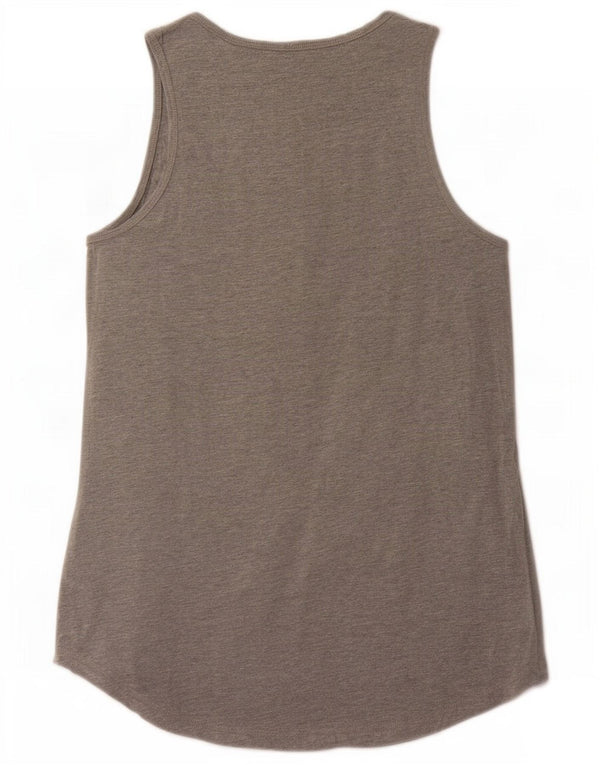 Damska koszulka Champion Heritage Fit Graphic Vest Top UK 12 Medium Grey Flecked