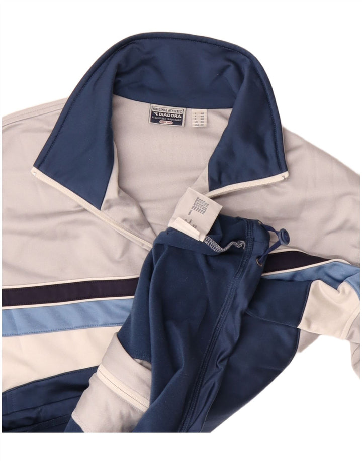 Męska kurtka dresowa Diadora UK 36, mała, złamana biel, poliester