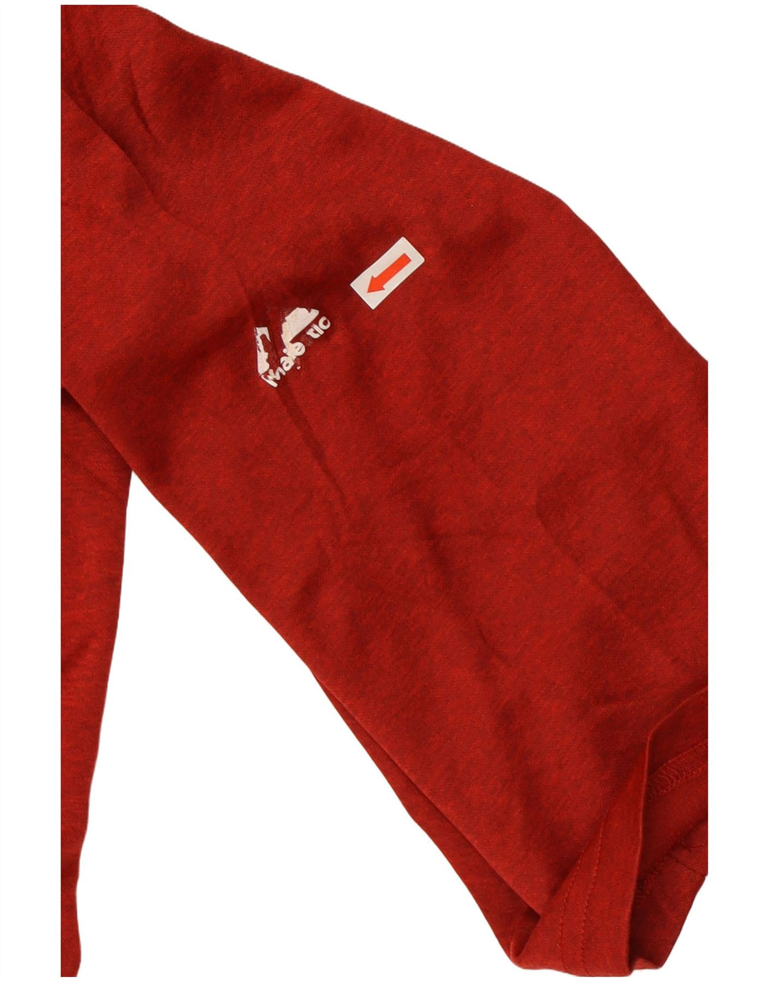 Koszulka męska Majestic Top, duża, czerwona, poliestrowa, sportowa