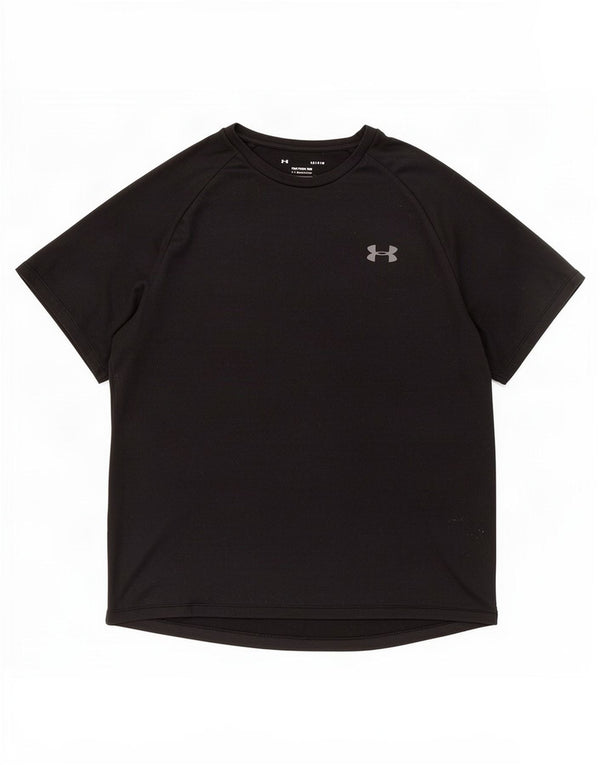 Męski t-shirt Under Armour Heat Gear, duży, czarny, poliestrowy