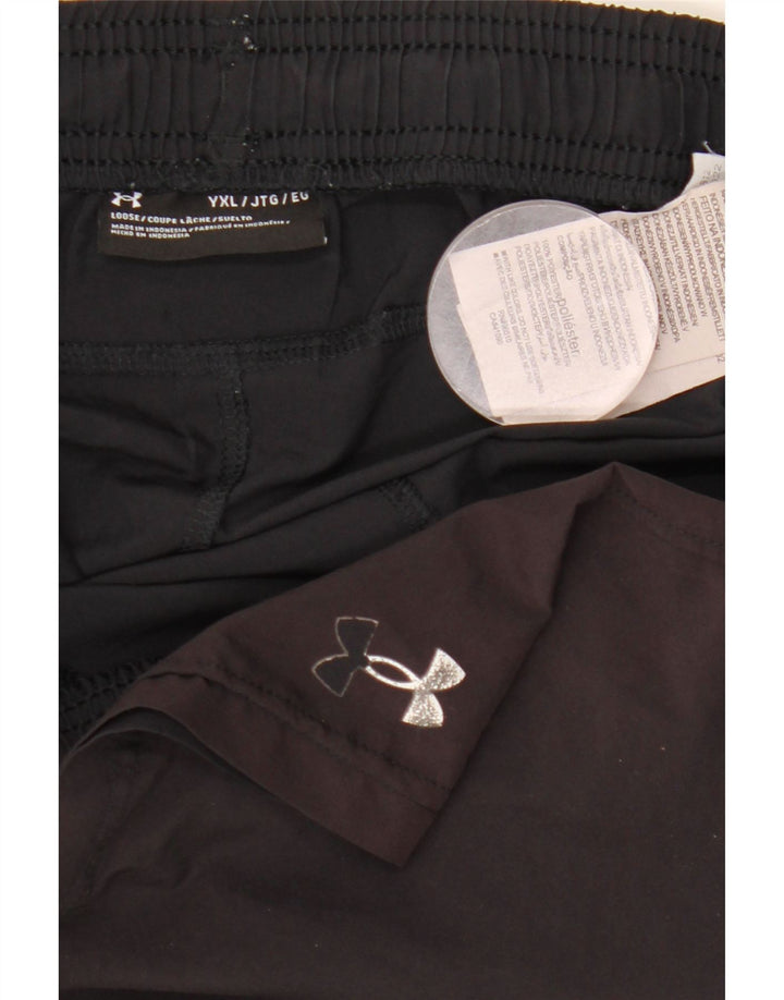 Chłopięce spodenki sportowe Under Armour 13-14 lat XL, czarny poliester