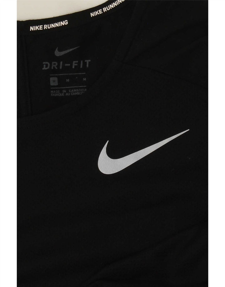 Męska kamizelka Nike Dri Fit, średni czarny poliester