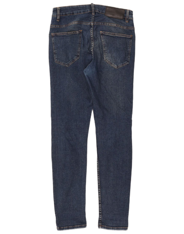 Męskie jeansy obcisłe Zara EU 40 Medium W31 L30 Niebieskie bawełniane