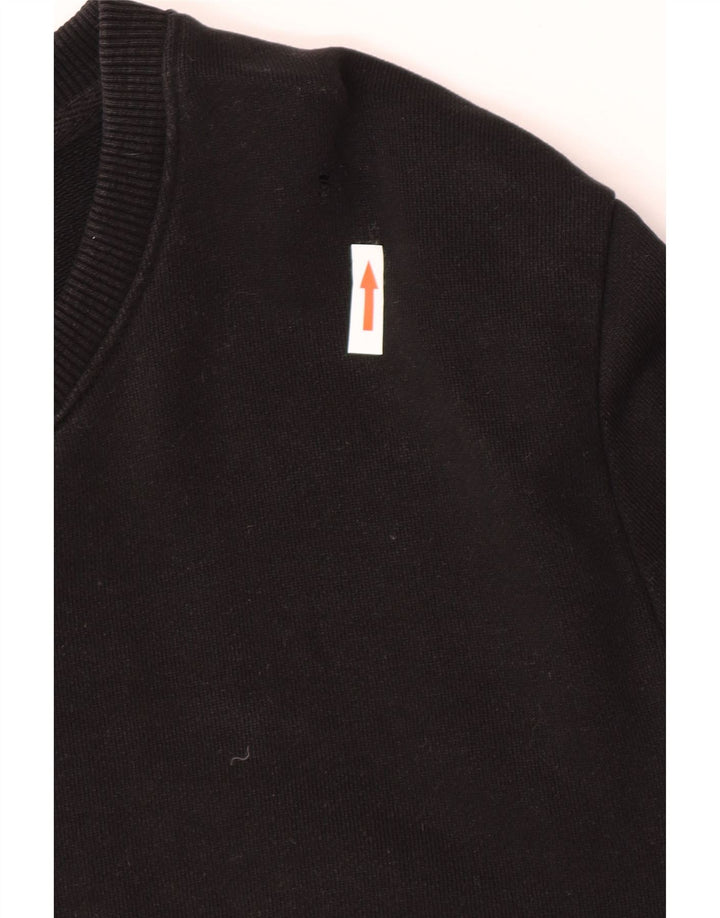 Męski sweter Zara, duży, czarny, bawełniany