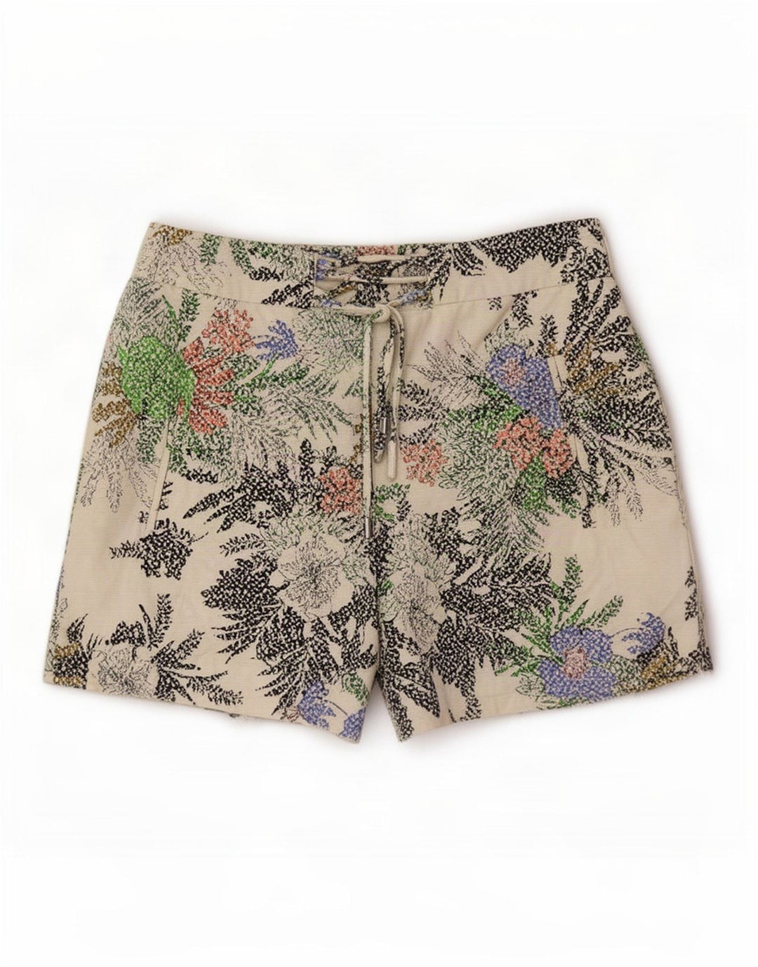 Damskie spodenki codzienne Zara Medium W28 wielokolorowe kwiatowe