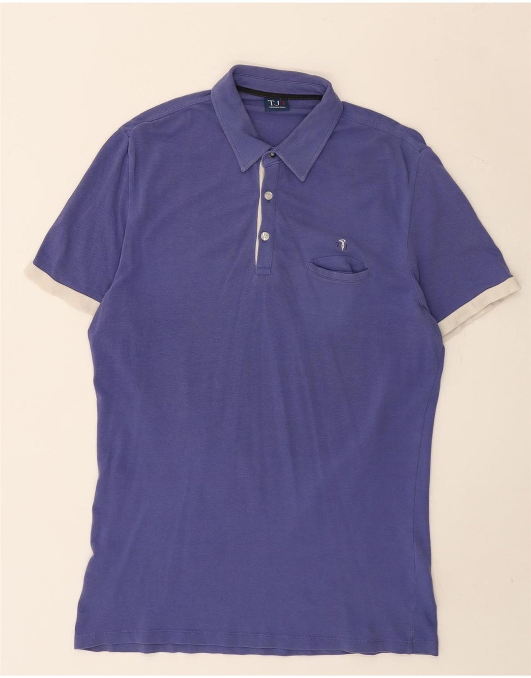 Męska koszulka polo Trussardi Jeans, duża, fioletowa