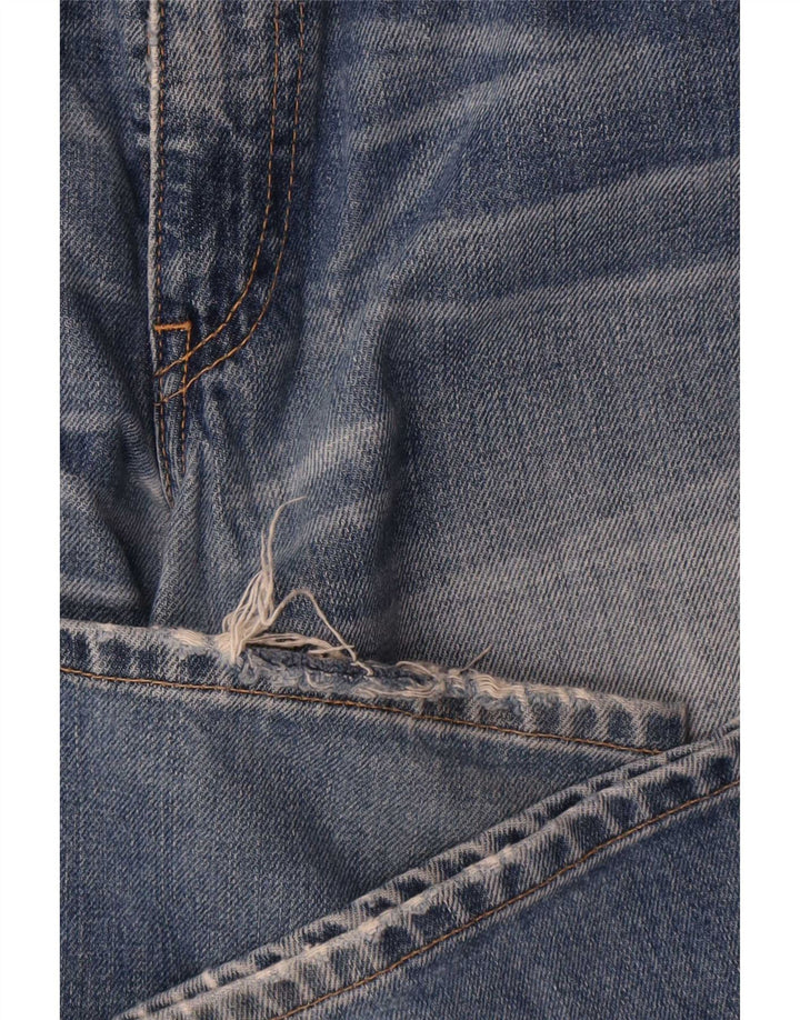 Damskie jeansy Levi's 516 Bootcut W31 L34 Niebieska bawełna