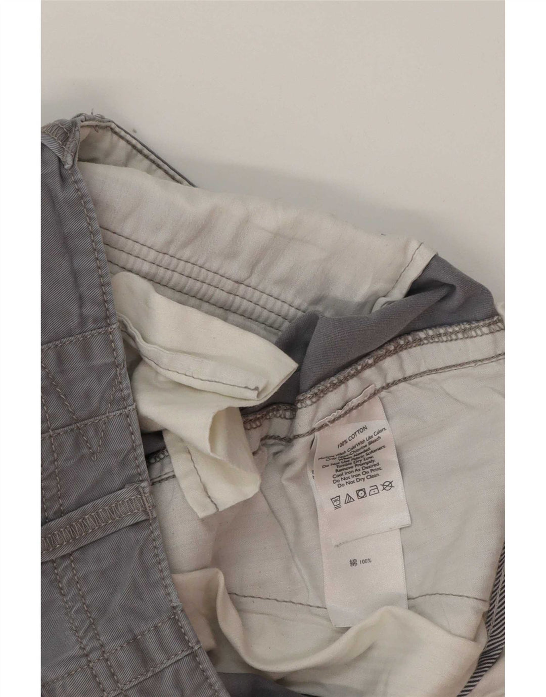 Damskie spodenki Chino Eddie Bauer US 8 Medium W30 Szara bawełna