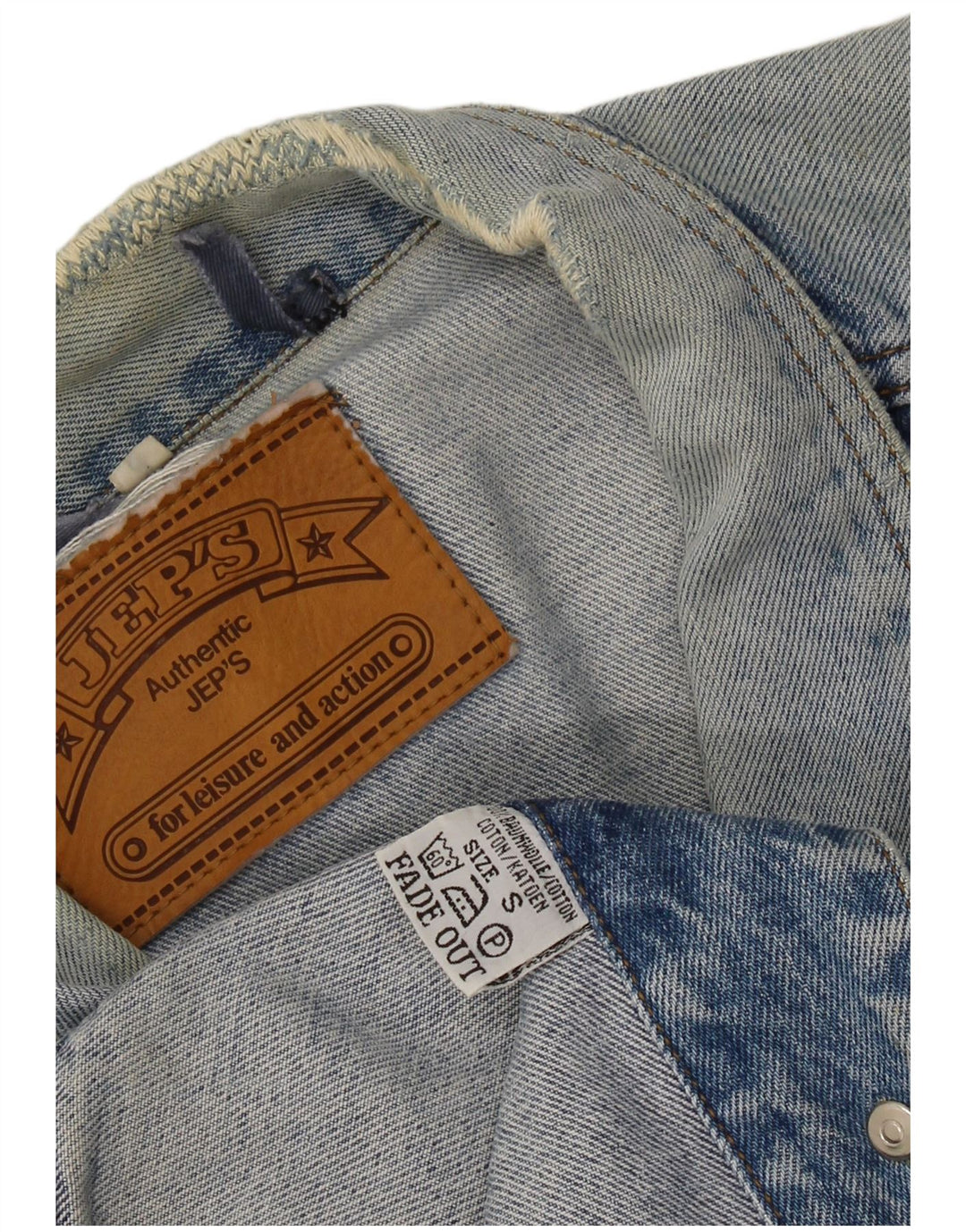 Damska kurtka jeansowa oversize JEP'S UK 10, mała, niebieska, bawełniana