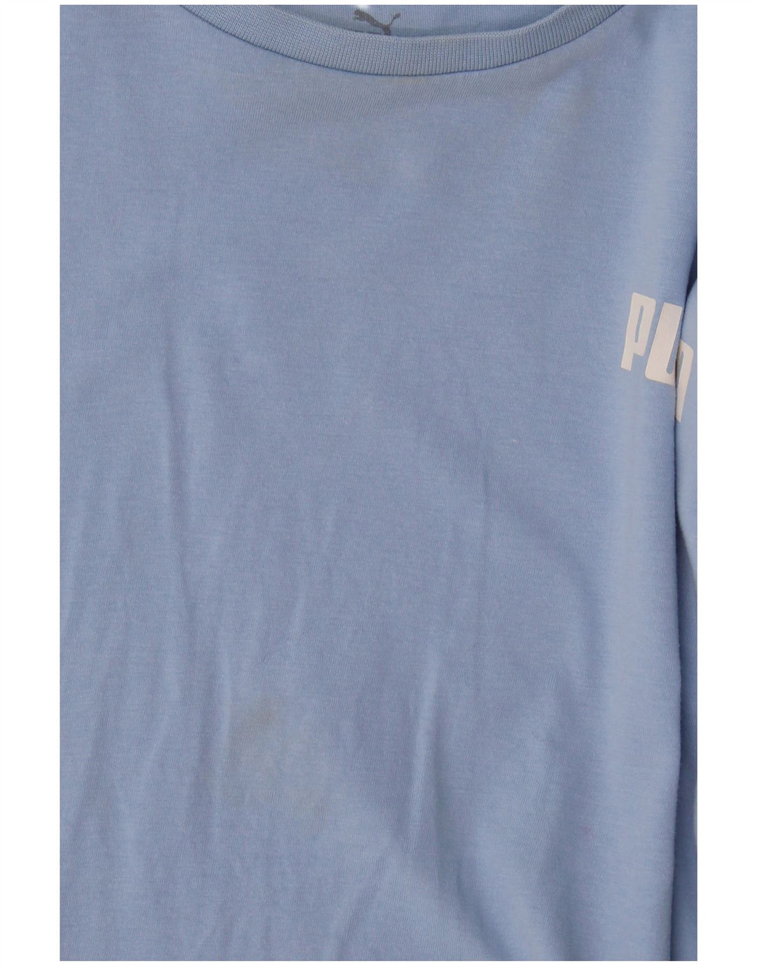 Damska koszulka Puma Crop Top UK 16, duża niebieska