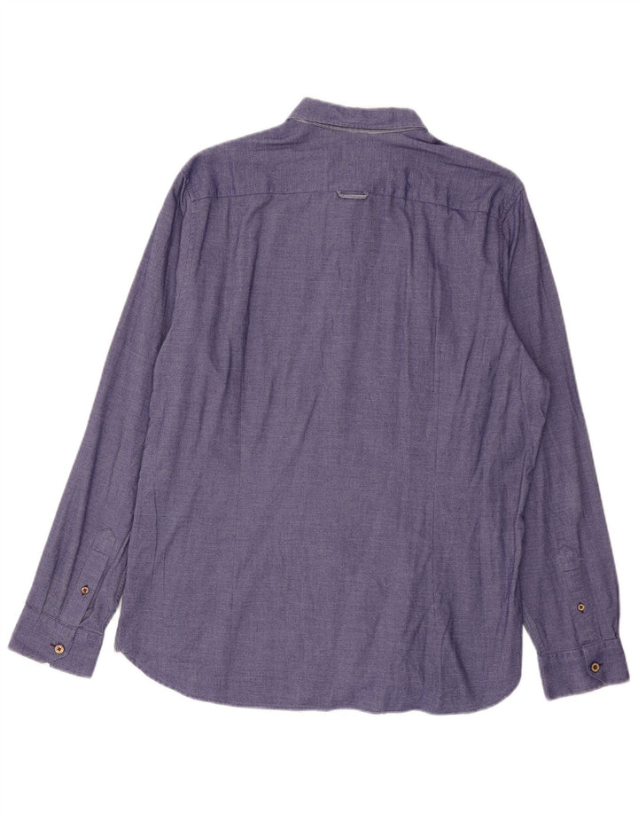 Koszula męska TED BAKER, rozmiar 5 XL, fioletowa, bawełniana