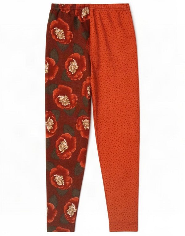 Damskie spodnie haremowe w stylu vintage UK 2 2XS Brązowa wełniana w kwiaty Opis produktu Rozmiar etykiety:  Marka: