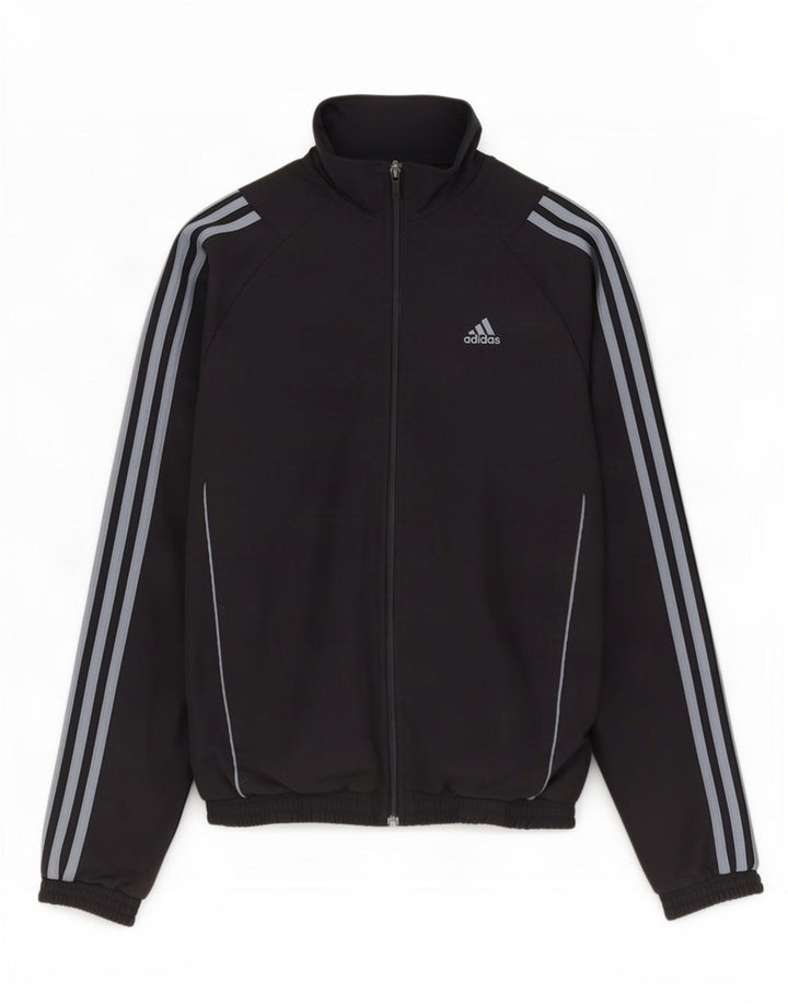Chłopięca bluza dresowa Adidas z grafiką, 15-16 lat, czarny poliester