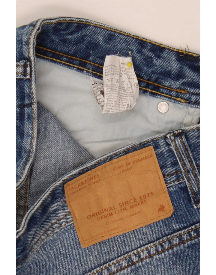 Męskie spodenki jeansowe Jack & Jones, małe, W30, niebieskie, bawełniane