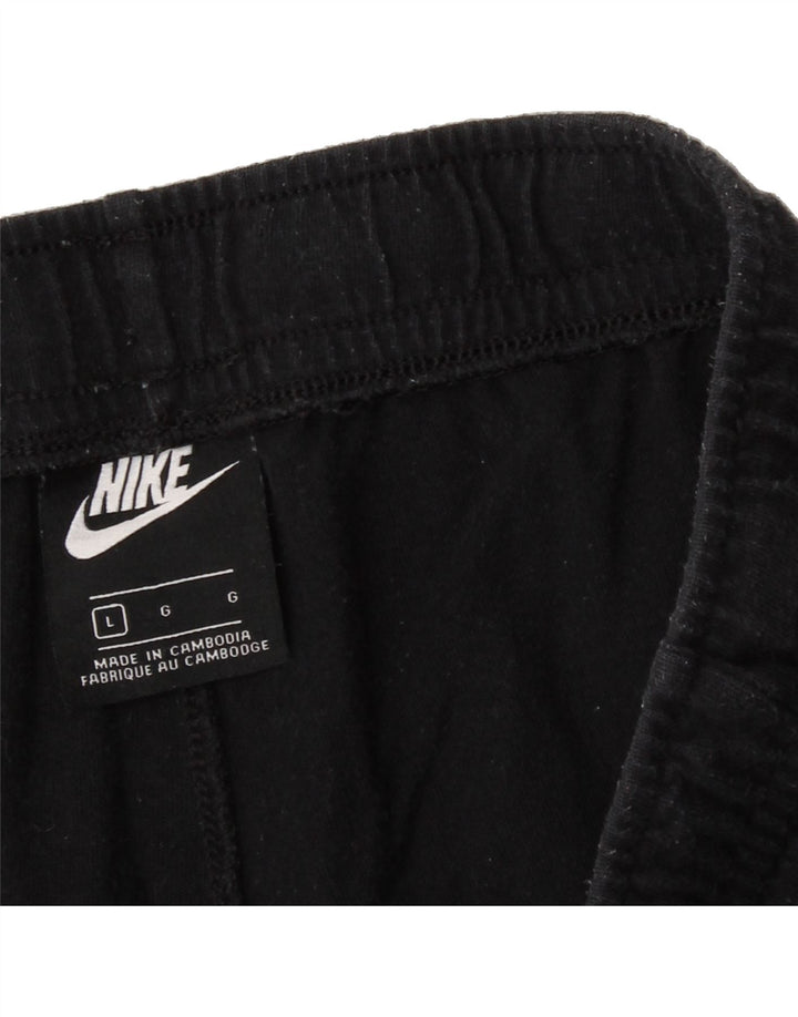 NIKE Mens Sport Shorts Large Black Cotton Vintage Nike and Second-Hand Nike from Messina Hembry 