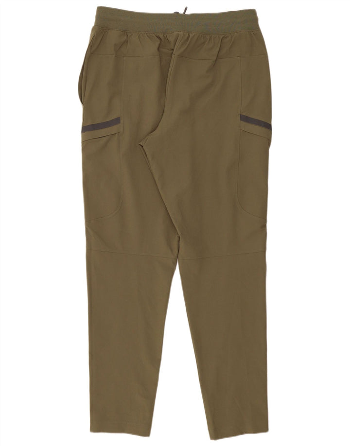 Męskie spodnie dresowe Under Armour, duże, z poliestru w kolorze khaki