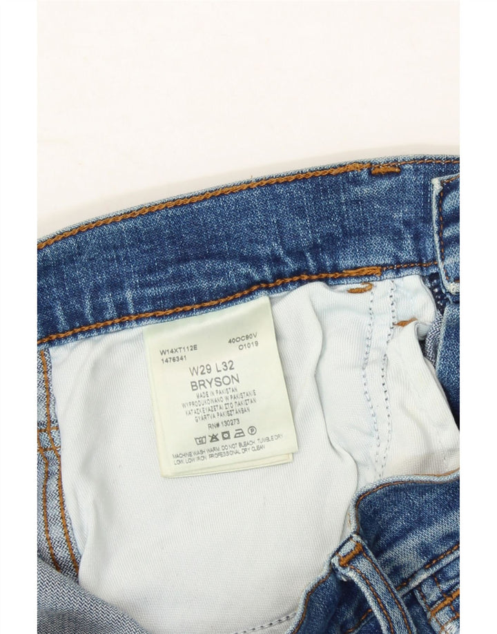 WRANGLER Womens Bryson Slim Jeans W29 L32 Blue Cotton Vintage Wrangler and Second-Hand Wrangler from Messina Hembry 
