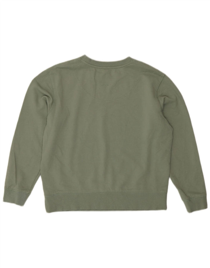 Damski sweter oversize Joules UK 10 Small, zielony, bawełniany