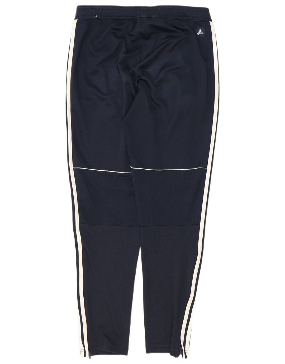ADIDAS Mens Tracksuit Trousers Medium  Navy Blue Polyester