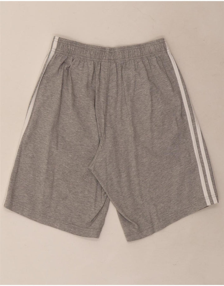 Męskie spodenki sportowe Adidas, małe, szare, bawełniane