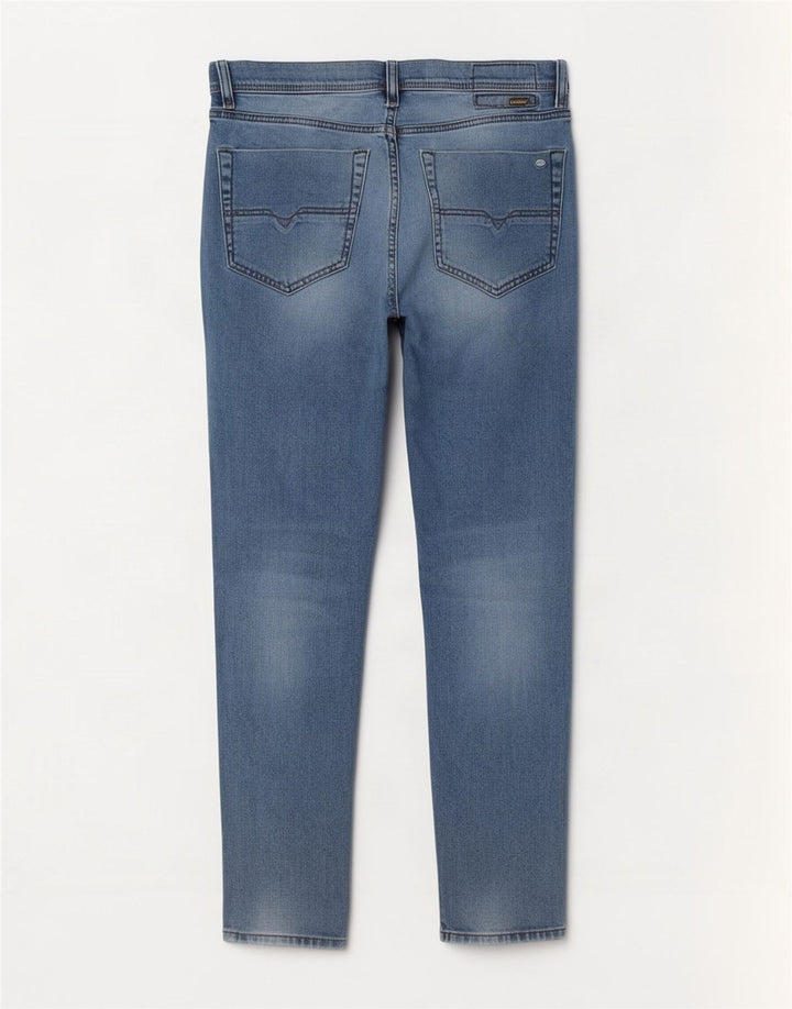 Diesel Męskie Tepphar Carrot Slim Jeans W32 L30 Niebieskie bawełniane