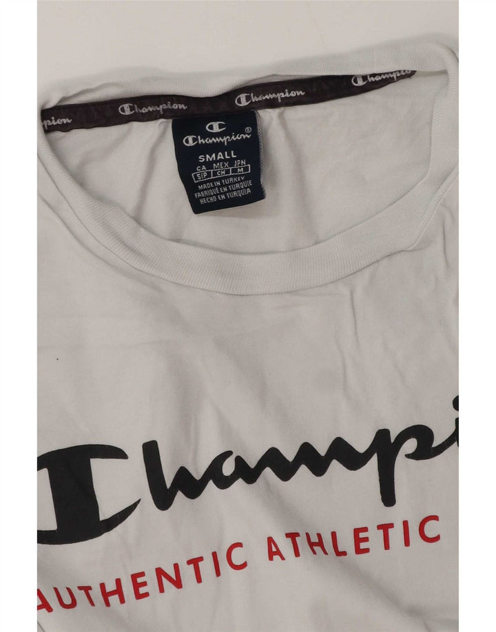 Męski T-shirt Champion z grafiką, mały, biały