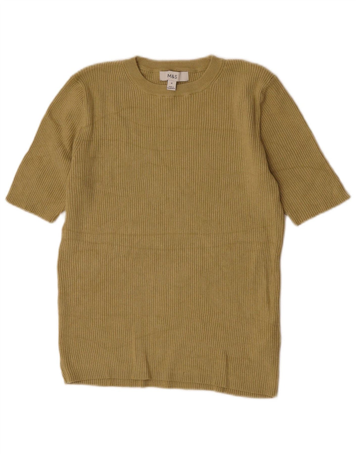 T-shirt damski Marks & Spencer Top UK 12 Średni Beż Wiskoza